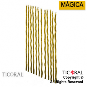 VELA 2327 IRREGULAR MAGICA 16 CM ORO x 12